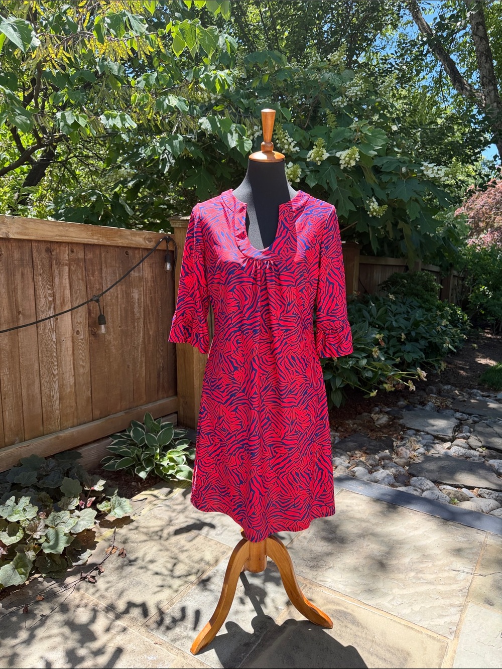 Jude Connally Nancy Dress - Bengal Red
